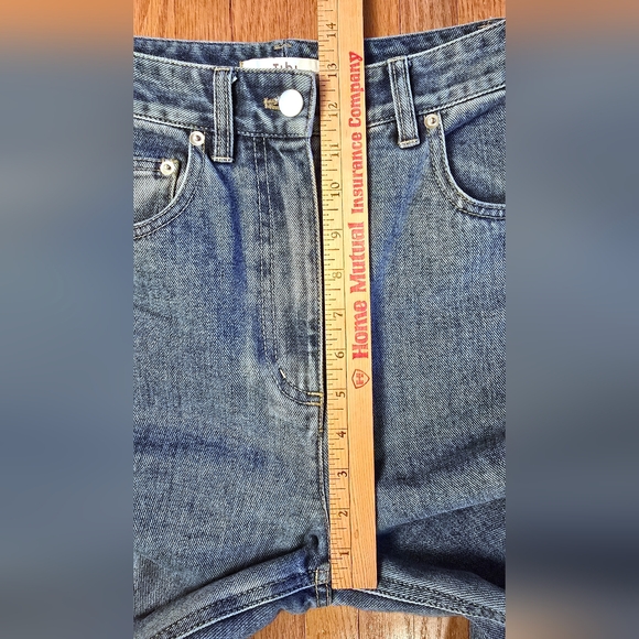 Tibi Sid Jeans Denim Classic Wash Size 25, 29" waist 39" hip - Picture 5 of 13